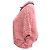 Top polo corto de tweed rojo en algodón Maje Roja - vista 2