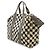 Borsa Tote in tela con motivo vichy Chanel Nero - vista 2