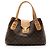 Borsa a Spalla Louis Vuitton Monogram Canvas Griet Marrone