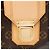 Borsa a Spalla Louis Vuitton Monogram Canvas Griet Marrone - vista 10