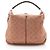 Borsa a tracolla Louis Vuitton Mahina Leather Selene PM Marrone - vista 3