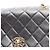 Borsa a tracolla Chanel 19 in agnello nero - vista 2