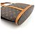 Borsa Tote Louis Vuitton Babylone Monogram Marrone - vista 6