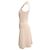 Vestido mini de punto con botones Sandro en viscosa beige - vista 2