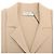Vestido mini de punto con botones Sandro en viscosa beige - vista 4