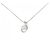 Autre Marque Collana in platino Pt900/Pt850 e diamante Argento