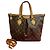 Borsa a mano 2way Louis Vuitton Palermo Monogram Marrone