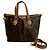 Borsa a mano 2way Louis Vuitton Palermo Monogram Marrone - vista 2
