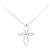 Autre Marque Collana in oro bianco Au750 e diamanti Argento