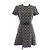 Louis Vuitton Kleid Braun Schwarz Weiß