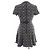 Louis Vuitton Kleid Braun Schwarz Weiß - Ansicht 2
