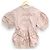 Autre Marque Blusa de mangas curtas com babados e fita de renda WONDERFUL WORLD Rosa - vista 2