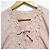 Autre Marque Blusa de mangas curtas com babados e fita de renda WONDERFUL WORLD Rosa - vista 4