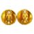 Chanel Coco Mark Ohrringe Gold Golden  - Ansicht 6