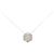 Autre Marque Collana in oro bianco 18K con diamanti Argento