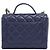 Timeless Borsa a tracolla in agnello Chanel Blu - vista 2