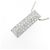 Autre Marque Collana in platino e diamanti Argento - vista 3