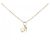 Autre Marque Au750 Diamanten Initialen M Halskette Golden