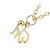 Autre Marque Au750 Diamanten Initialen M Halskette Golden - Ansicht 4