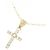 Autre Marque Collana Croce Diamante Au750 D'oro - vista 3