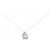 Autre Marque Zweifarbige Au750 Diamantkette