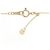 Autre Marque Au750 Initial M Halskette Golden - Ansicht 5