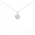 Autre Marque Collana in oro bianco Au750 e diamanti Argento