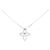 Autre Marque Collana in oro bianco Au750 e diamanti Argento