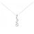 Autre Marque Collana in platino e diamanti Argento