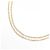 Autre Marque Collier Au750 Rose - vue 3