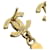 Orecchini pendenti Chanel Perfume Bottle D'oro - vista 3