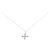 Autre Marque Collana in platino e diamanti Argento