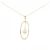 Autre Marque Collar de perlas Akoya Au750 Dorado