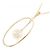 Autre Marque Collar de perlas Akoya Au750 Dorado - vista 3