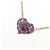 Autre Marque Collana Sapphire Heart in Au750 Rosa - vista 3