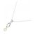 Autre Marque Collana in oro bianco Au750 con peridoto, rubino e diamante Argento - vista 2
