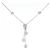Bulgari Collier Bvlgari B.zero1 750 Or blanc et Diamant Argenté