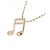 Autre Marque Collana Note Diamond in Au750 Rosa - vista 3