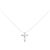 Autre Marque Collana con Croce Au750 Argento