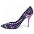 Décolleté Roger Vivier Nero Rosa Porpora - vista 2