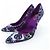 Décolleté Roger Vivier Nero Rosa Porpora - vista 3