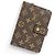 Cartera Louis Vuitton Porte Papier Zip Monogram Castaño