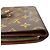 Cartera Louis Vuitton Porte Papier Zip Monogram Castaño - vista 10