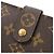 Cartera Louis Vuitton Porte Papier Zip Monogram Castaño - vista 5