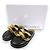 Autre Marque Sandali LOFFY con catena maxi JW Anderson Nero D'oro