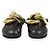 Autre Marque Sandali LOFFY con catena maxi JW Anderson Nero D'oro - vista 3