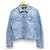 Autre Marque Chaqueta vaquera con estampado floral Karl Lagerfeld Azul