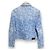 Autre Marque Chaqueta vaquera con estampado floral Karl Lagerfeld Azul - vista 2