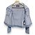 Autre Marque Chaqueta vaquera con estampado floral Karl Lagerfeld Azul - vista 3