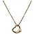 Tiffany & Co Collar Elsa Peretti Open Heart en oro y diamantes de Tiffany Rosa